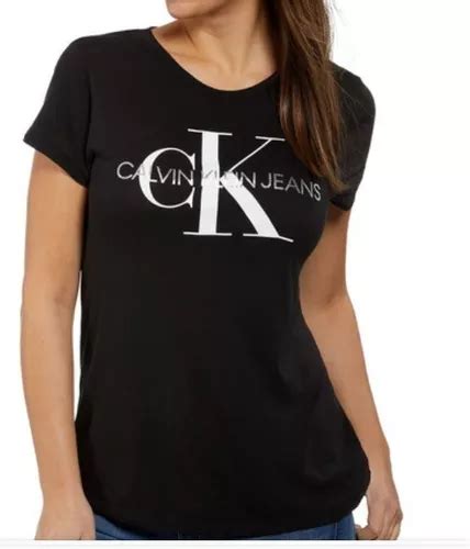 playera negra calvin klein mujer|playeras ropa calvinklein.